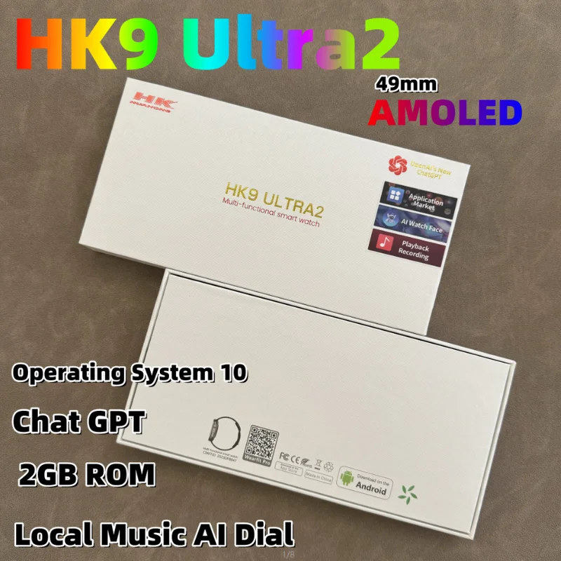 Lingdong Island AI    Ʈġ, HK9 Ultra 2, OS10, 2.1 ġ AMOLED Ʈġ, ChatGPT NFC, 2GB ROM